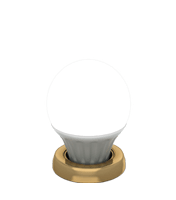 Cool light bulb in gold ring icon for Grand Mirrors