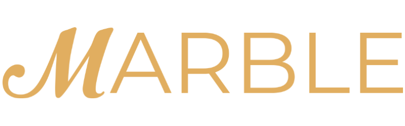 Grand Mirrors MARBLE golden logo.