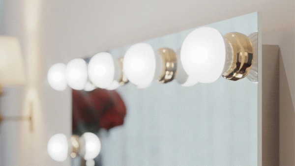 Style your bulb mirror
