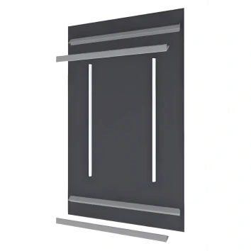 A preview of a standard wall-mounted mirror in white space.