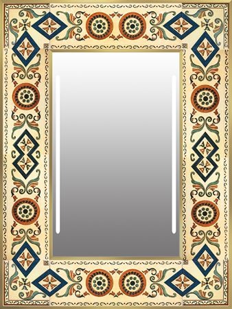 Custom-made frame mirror
